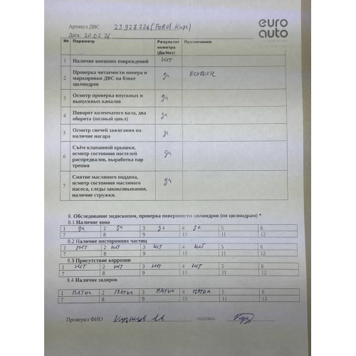 Двигатель Ford Focus Focus III 2011-2019 Двигатель Ford Focus Focus III 2011-2019